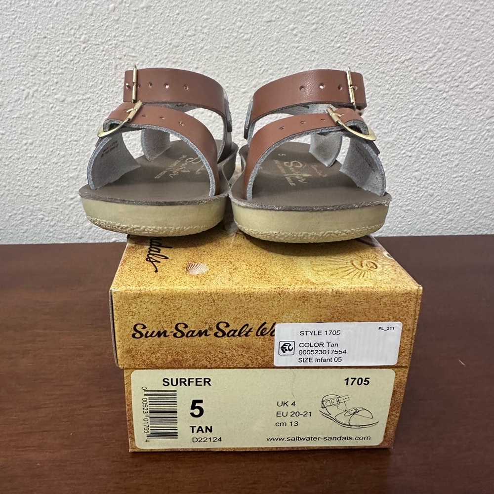 Salt Water Sandals by Hoy Tan Kids Sandals - Picture 7 of 7